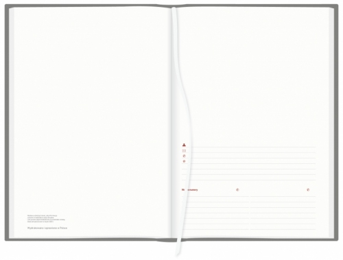 Kalendarz książkowy dzienny UNIWERSALNY GRANATOWY